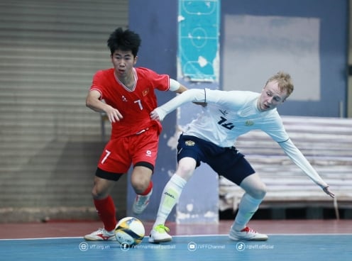 Thi đấu dũng cảm, U19 futsal Việt Nam cầm chân ĐT U19 Nga