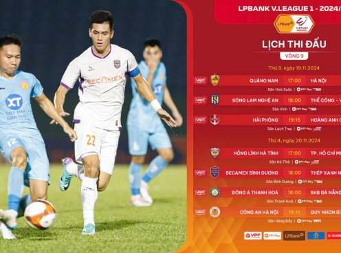 Nghẹt thở vòng 9 V-League: Ngôi đầu đổi chủ?