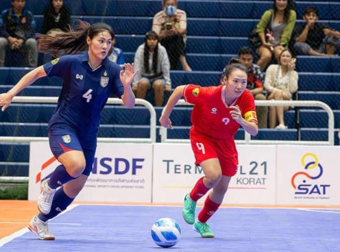 Trực tiếp futsal nữ Việt Nam 0-2 Thái Lan: Nhân đôi cách biệt