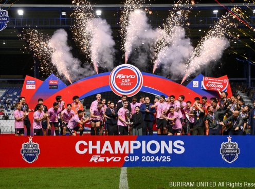 Buriram United hoàn tất cú ăn 4 lịch sử