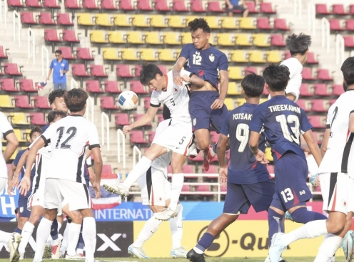 U23 Thái Lan thua đau Hồng Kông trên sân nhà