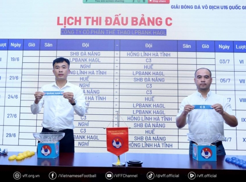 31 đội tham dự, xác định 6 bảng đấu ở VL giải bóng đá vô địch U15 quốc gia 2025