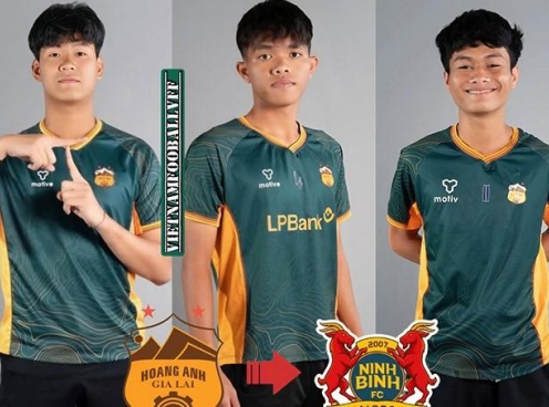 Thêm 3 cầu thủ HAGL gia nhập 'đại gia' V-League