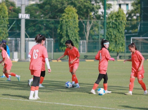 U16 nữ Việt Nam rèn kỹ chiến thuật trước giải Đông Nam Á