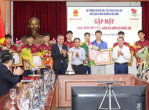 U23 Việt Nam nhận Bằng khen của Thủ tướng Chính phủ, được thưởng 500 triệu đồng