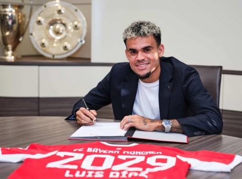 CHÍNH THỨC: Luis Diaz cập bến Bayern Munich
