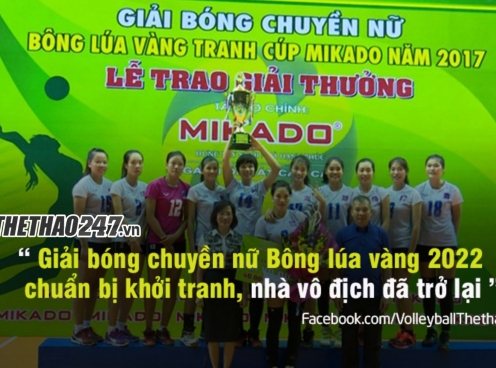 Geleximco Thái Bình 'hồi sinh' giải bóng chuyền nữ Bông lúa vàng
