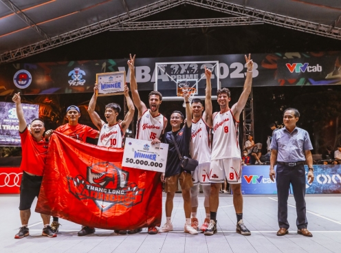 Thang Long Warriors lần 2 vô địch chặng tại VBA 3x3 Prime 2023