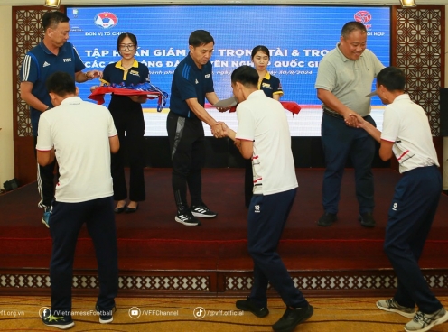 Bế mạc chương trình tập huấn giám sát trọng tài, trọng tài mùa giải bóng đá chuyên nghiệp 2024/25