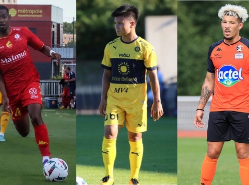 Cùng Quang Hải, 2 cầu thủ Việt kiều thể hiện ấn tượng tại Ligue 2
