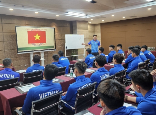 Hình ảnh đầy tự hào của U19 Việt Nam tại Trung Quốc
