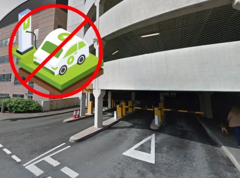 Người dùng ô tô điện phẫn nộ vì bị cấm dùng bãi đỗ xe bệnh viện