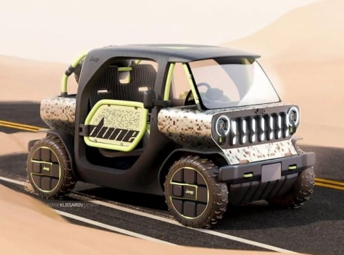 Jeep Dune - xe điện mini sở hữu vẻ ngoài đậm chất off-road, trang bị cả bàn DJ