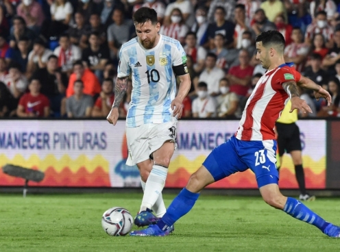 Màn trình diễn nhạt nhòa của Messi và đồng đội trước Paraguay