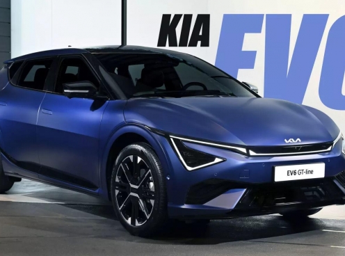 Vén màn SUV điện Kia EV6 2025: Vẻ ngoài sắc sảo hơn, giá quy đổi dự kiến từ hơn 1 tỷ đồng