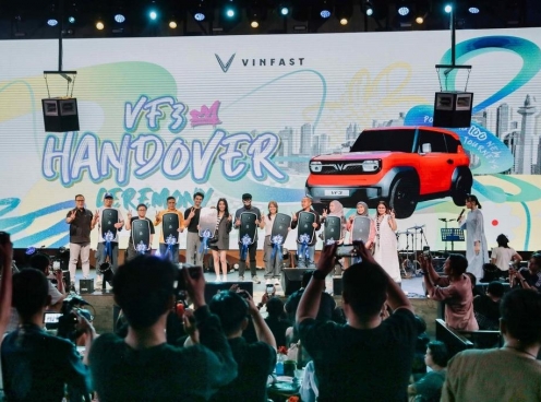 VinFast VF 3 'gây sốt' tại Indonesia, bàn giao 400 xe sau 2 tháng mở bán