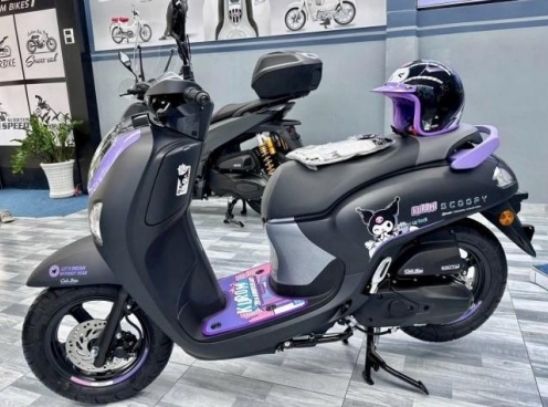 Xe ga Honda Scoopy Kuromi phiên bản giới hạn về Việt Nam, giá bán vẫn là ẩn số