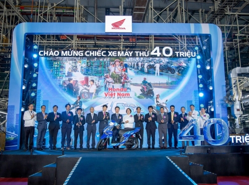 Honda Việt Nam cán mốc 40 triệu xe máy xuất xưởng: Bước đệm cho kỷ nguyên điện hóa
