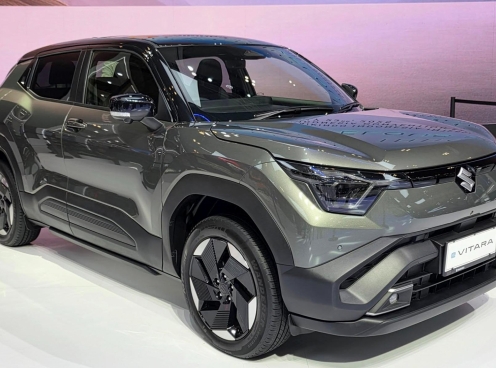 Cận cảnh SUV điện Suzuki eVitara tại Đông Nam Á, tầm vận hành có thể tới 500 km/sạc