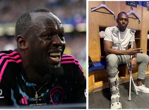 Usian Bolt cập nhật chấn thương trong trận Soccer Aid