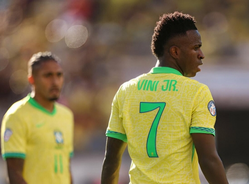 Vinicius im tiếng, Brazil ngậm ngùi chia điểm với Colombia