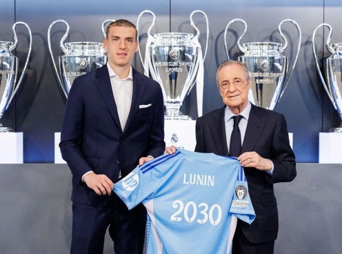 CHÍNH THỨC: Real Madrid 'trói chân' thành công Andriy Lunin