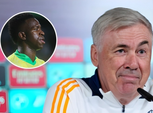 Ancelotti: 'Vinicius đang có phong độ không tốt, nhưng...'