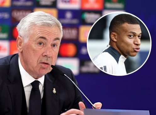 Ancelotti báo tin không thể vui hơn về Mbappe trước thềm đấu Lille