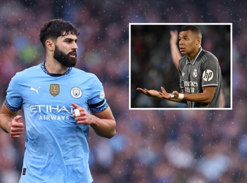 Hậu vệ Man City cân bằng thành tích ghi bàn với Mbappe