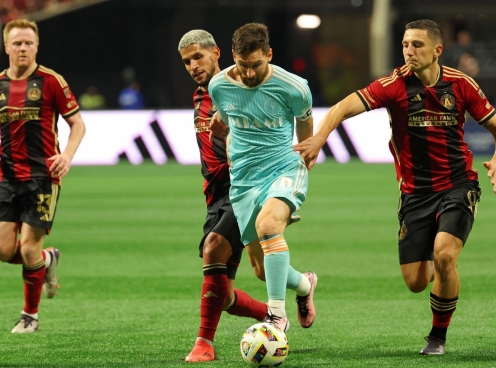 Messi vô duyên, Inter Miami thất bại phút cuối trước Atlanta