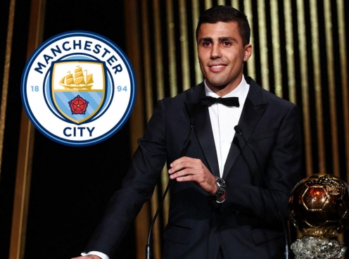 Rodri được Man City 'thưởng lớn' với Quả bóng vàng