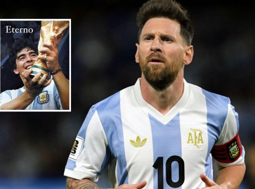 Messi gửi lời tri ân huyền thoại bóng đá Argentina