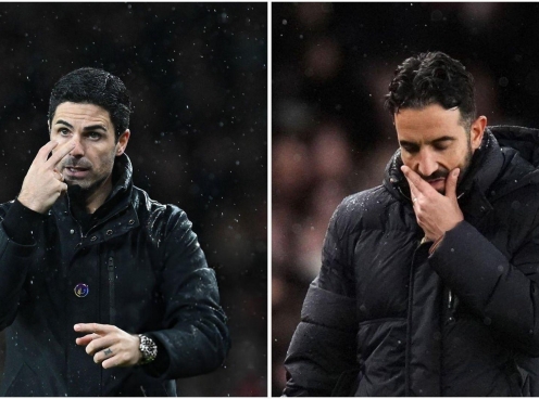 Mikel Arteta cắt đứt chuỗi trận ấn tượng của Ruben Amorim