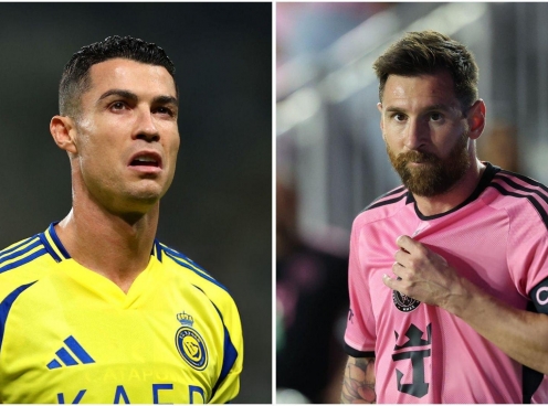 Messi cho Ronaldo 'hít khói' ở một kỷ lục