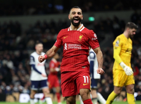 Salah tỏa sáng, Liverpool đả bại Tottenham trong trận cầu 9 bàn