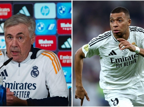 HLV Ancelotti báo tin không thể vui hơn từ Mbappe