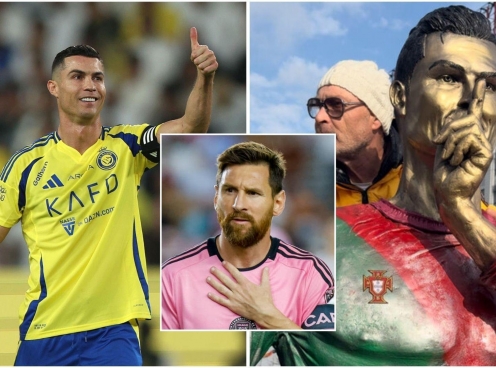 Ronaldo nhận vinh dự tại Mỹ, đến Messi cũng chưa có