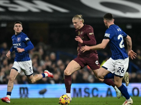 Trực tiếp Man City 1-0 Ipswich: Bàn mở tỷ số