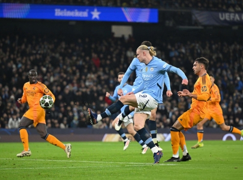 Trực tiếp Man City 1-0 Real Madrid: Haaland nổ súng