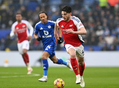 Trực tiếp Arsenal 0-0 Leicester: Áp đảo