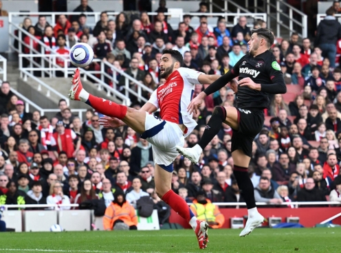 Trực tiếp Arsenal 0-0 West Ham: Chủ nhà áp đảo