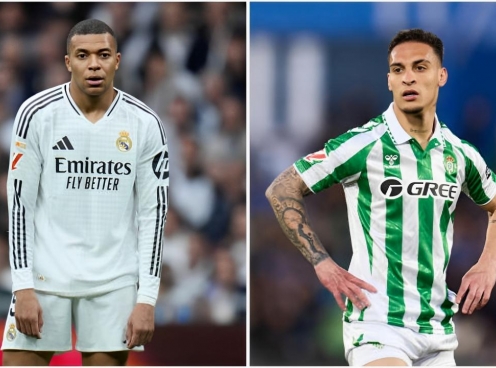 Rõ khả năng Mbappe ra sân đấu Antony cùng Real Betis