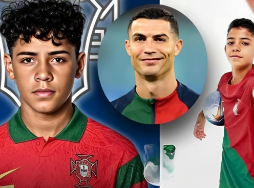 Ronaldo nói 4 từ trong ngày con trai lên tuyển Bồ Đào Nha
