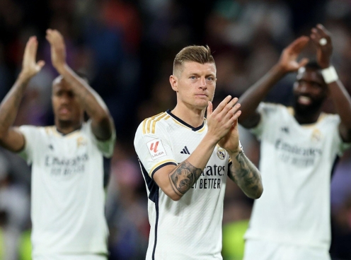 Toni Kroos tái xuất Real Madrid tại Bernabeu