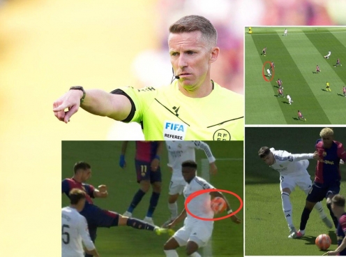 Trọng tài bỏ qua 3 lỗi cho Real trước Barca?