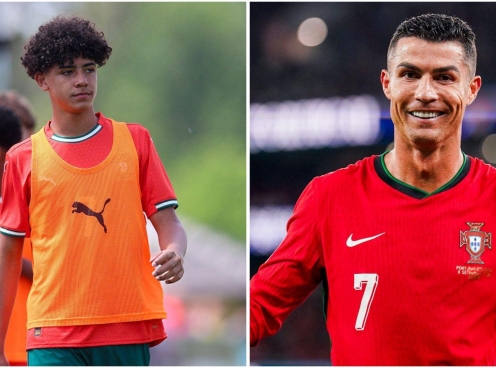 Con trai Ronaldo vào chung kết cùng U15 Bồ Đào Nha