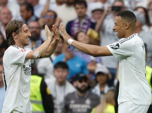 Mbappe lập cú đúp, Real thắng dễ ngày chia tay Modric và HLV Ancelotti