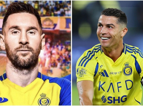 Ả Rập vào cuộc, biến Messi thành đồng đội Ronaldo