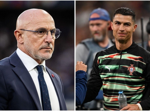 HLV Tây Ban Nha nhắc tới Ronaldo sau khi vào chung kết