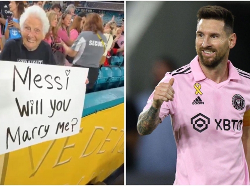 'Giang hồ' 98 tuổi cầu hôn Lionel Messi